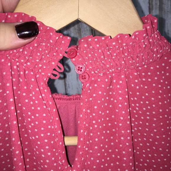 Loft Pink High Neck Sleeveless Blouse - Picture 4 of 5